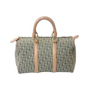 Christian Dior Speedy Handbag Khaki Green Galliano